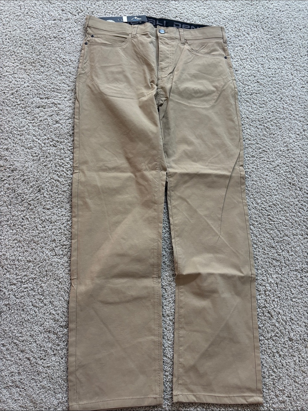 Men's Classic Tan Chinos - Straight Fit